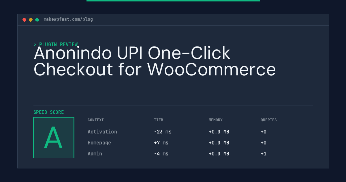 Anonindo UPI One-Click Checkout for WooCommerce - MakeWPFast