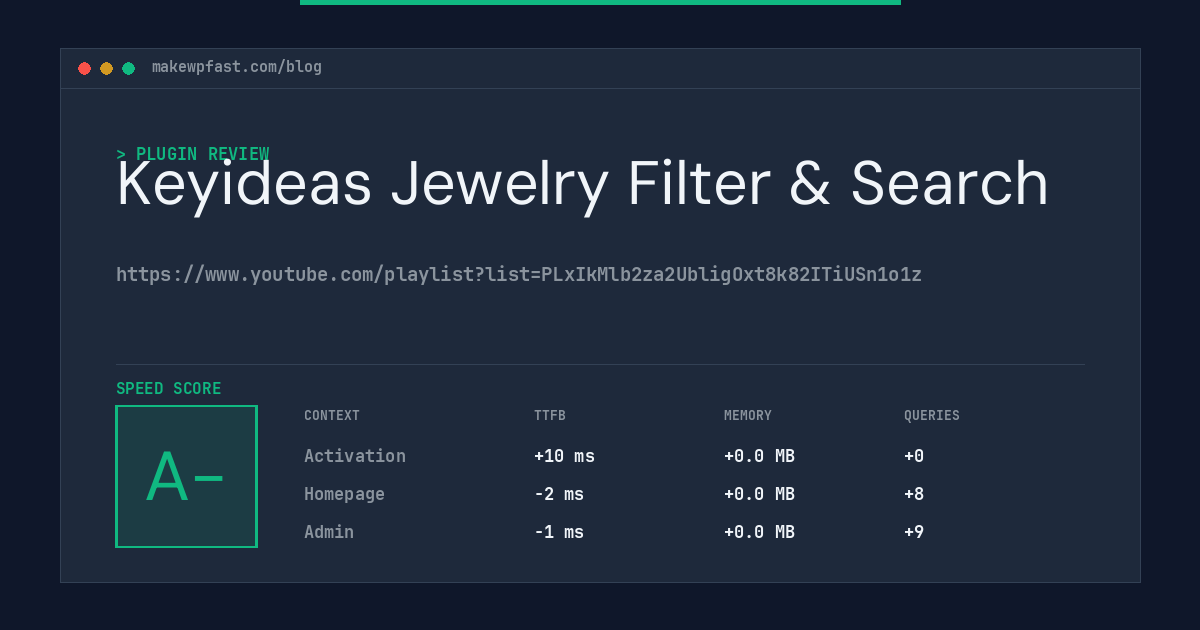 Keyideas Jewelry Filter & Search - MakeWPFast