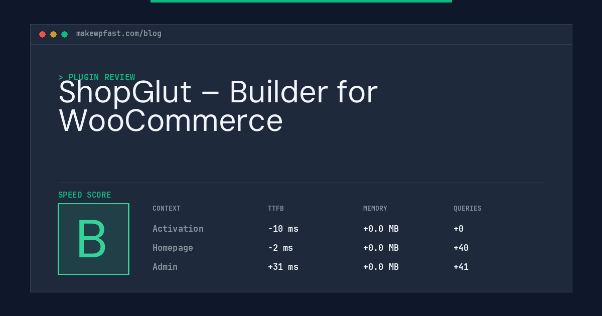 ShopGlut – Builder for WooCommerce - MakeWPFast