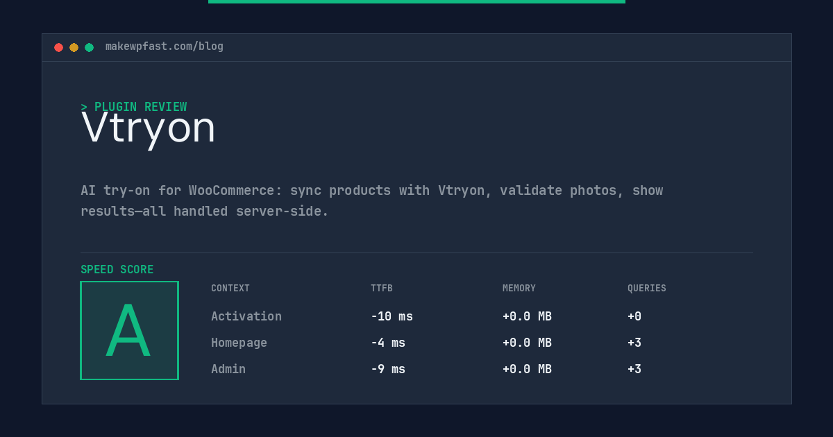 Vtryon - MakeWPFast