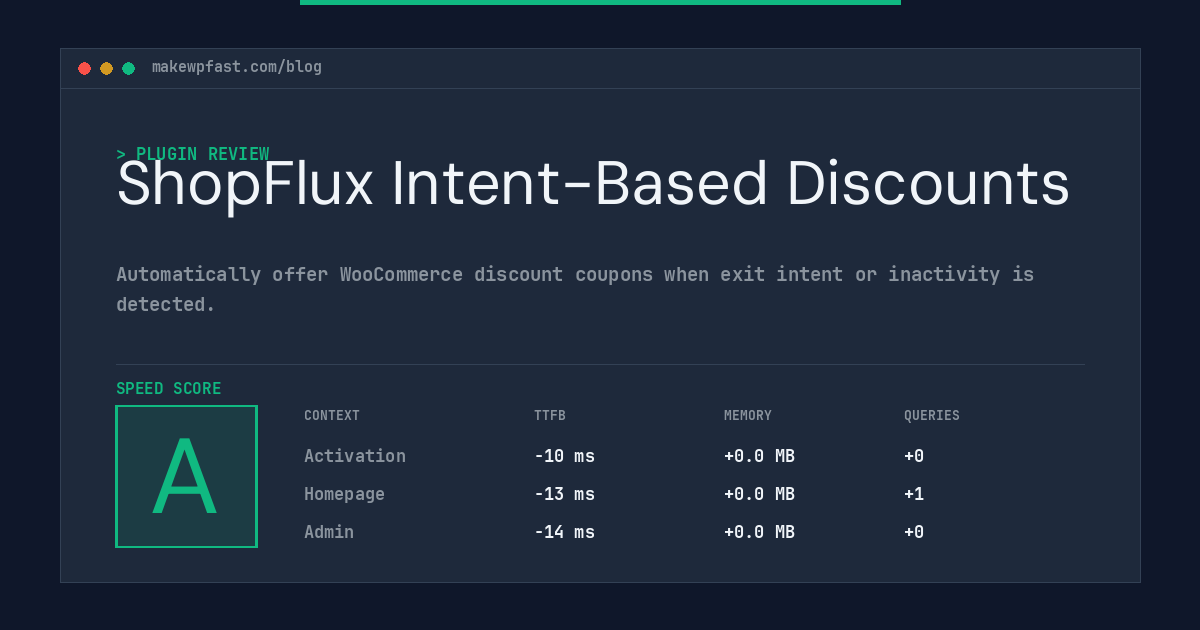 ShopFlux Intent-Based Discounts - MakeWPFast