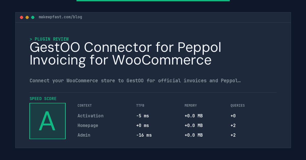 GestOO Connector for Peppol Invoicing for WooCommerce - MakeWPFast