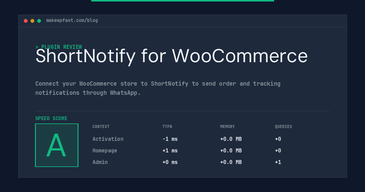 ShortNotify for WooCommerce - MakeWPFast