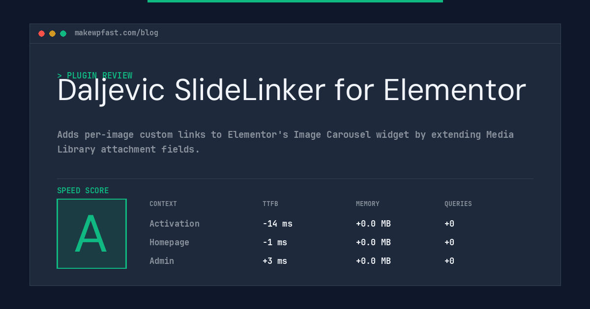 Daljevic SlideLinker for Elementor - MakeWPFast