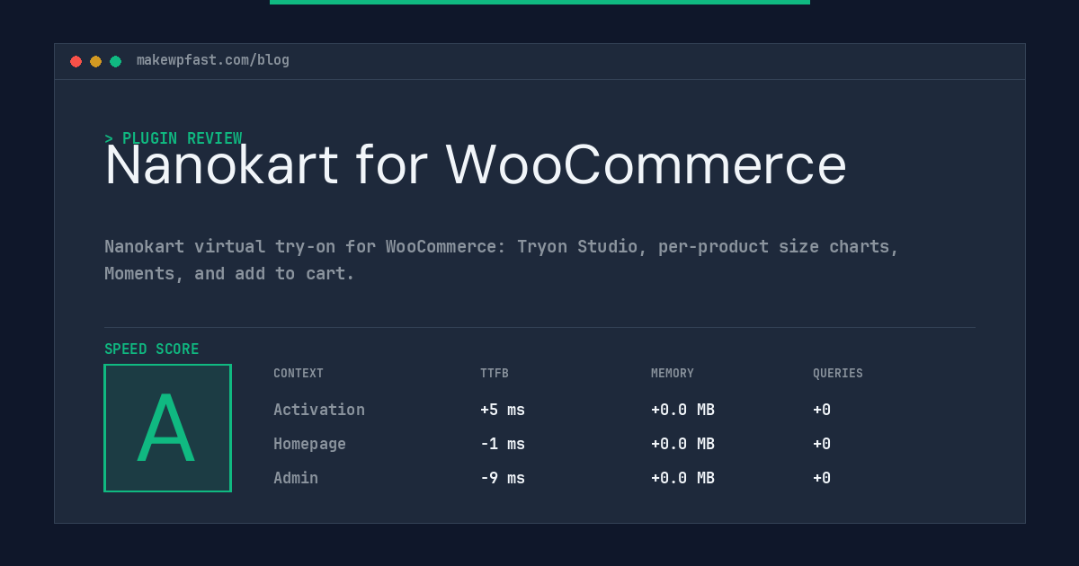 Nanokart for WooCommerce - MakeWPFast