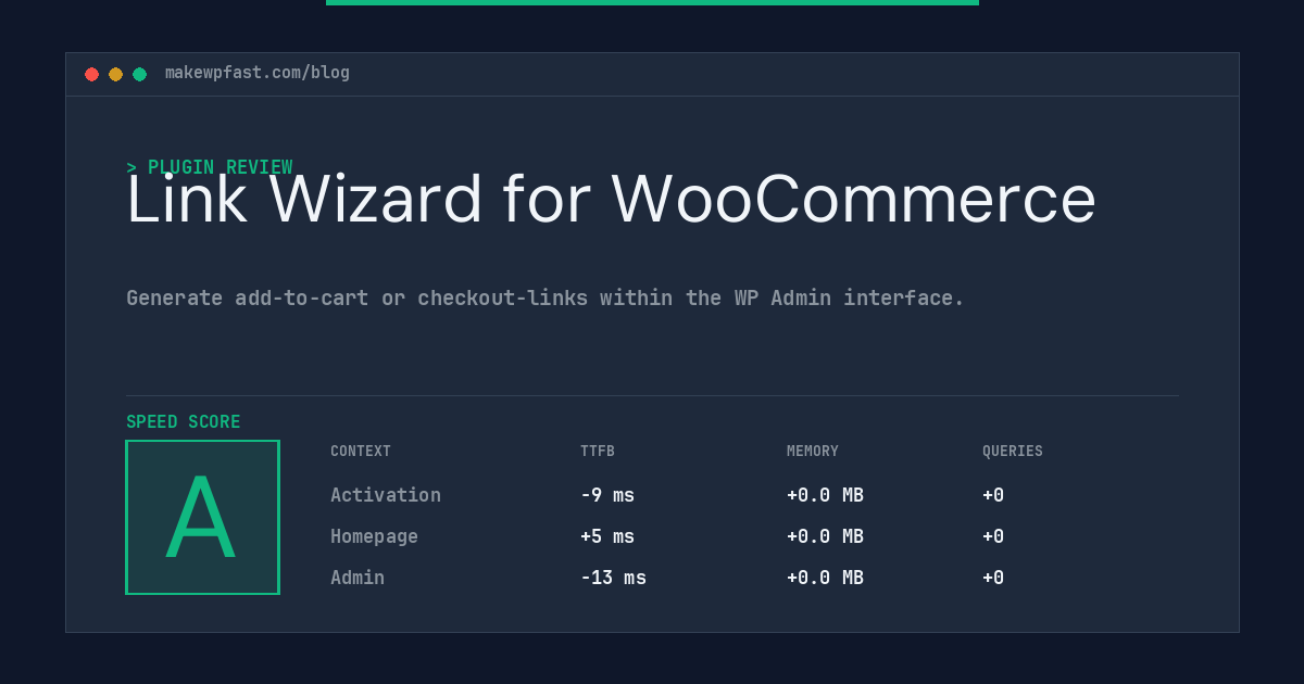 Link Wizard for WooCommerce - MakeWPFast