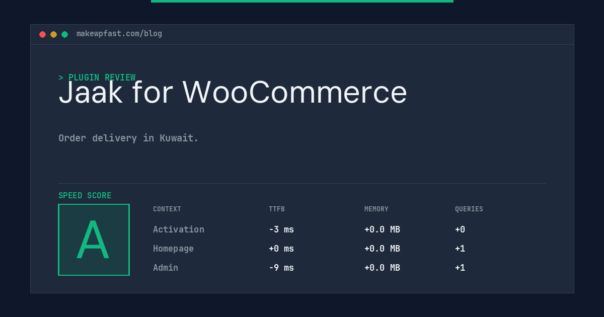 Jaak for WooCommerce - MakeWPFast