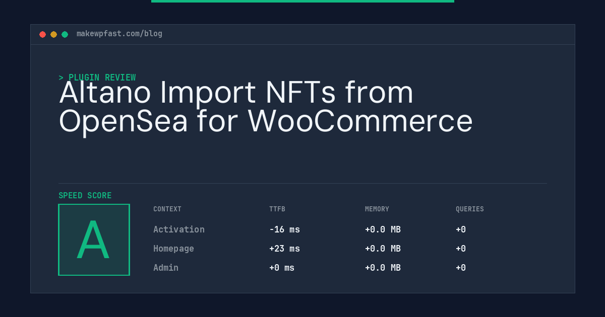 Altano Import NFTs from OpenSea for WooCommerce - MakeWPFast