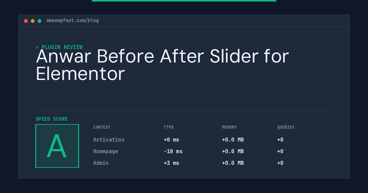 Anwar Before After Slider for Elementor - MakeWPFast