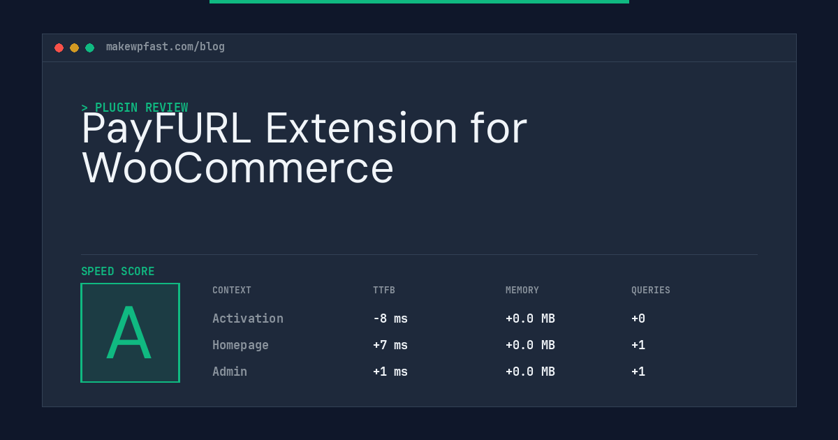 PayFURL Extension for WooCommerce - MakeWPFast