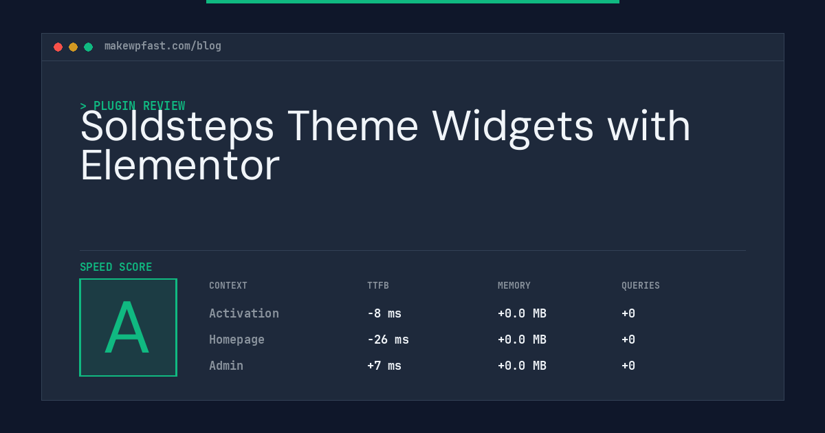 Soldsteps Theme Widgets with Elementor - MakeWPFast