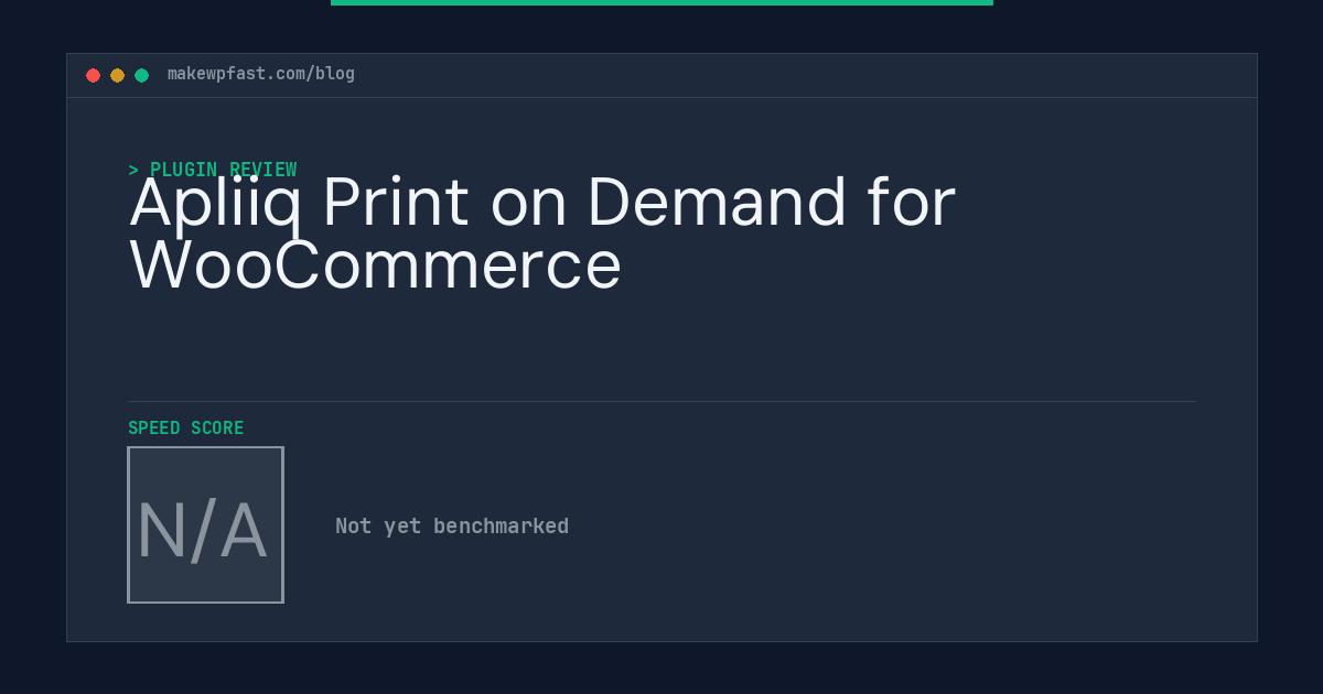 Apliiq Print on Demand for WooCommerce - MakeWPFast