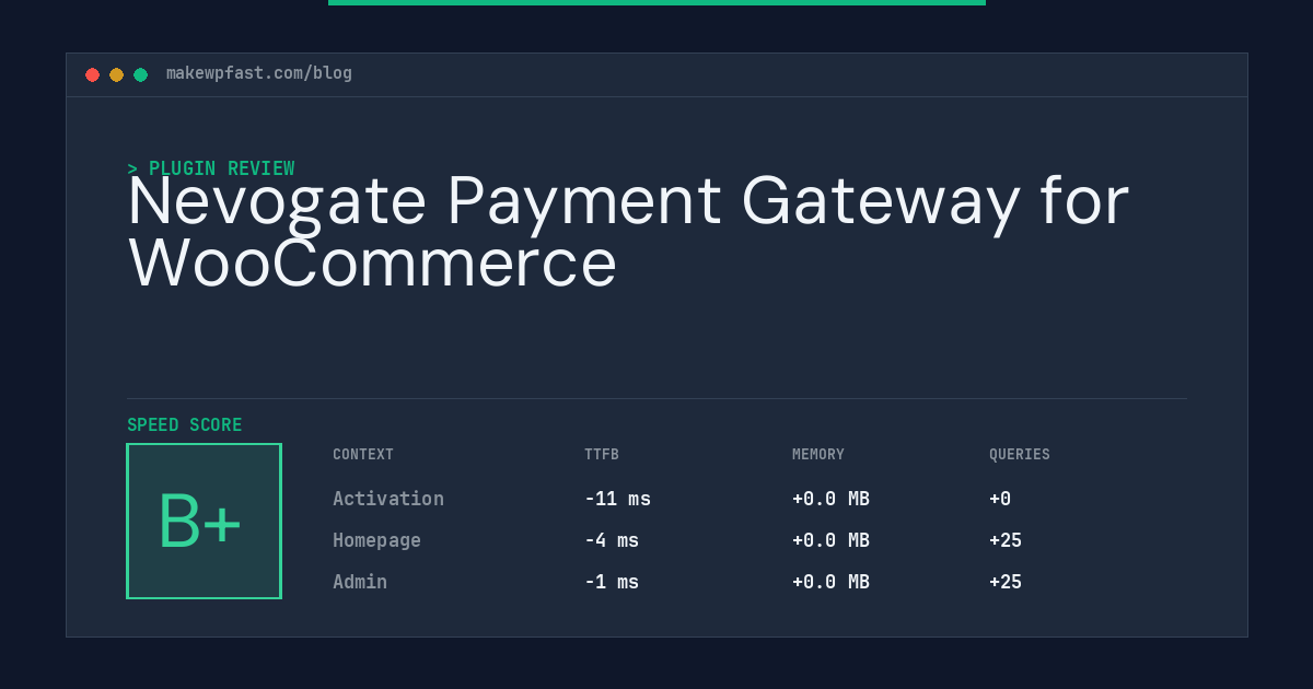 Nevogate Payment Gateway for WooCommerce - MakeWPFast
