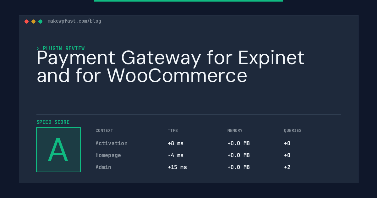 Payment Gateway for Expinet and for WooCommerce - MakeWPFast