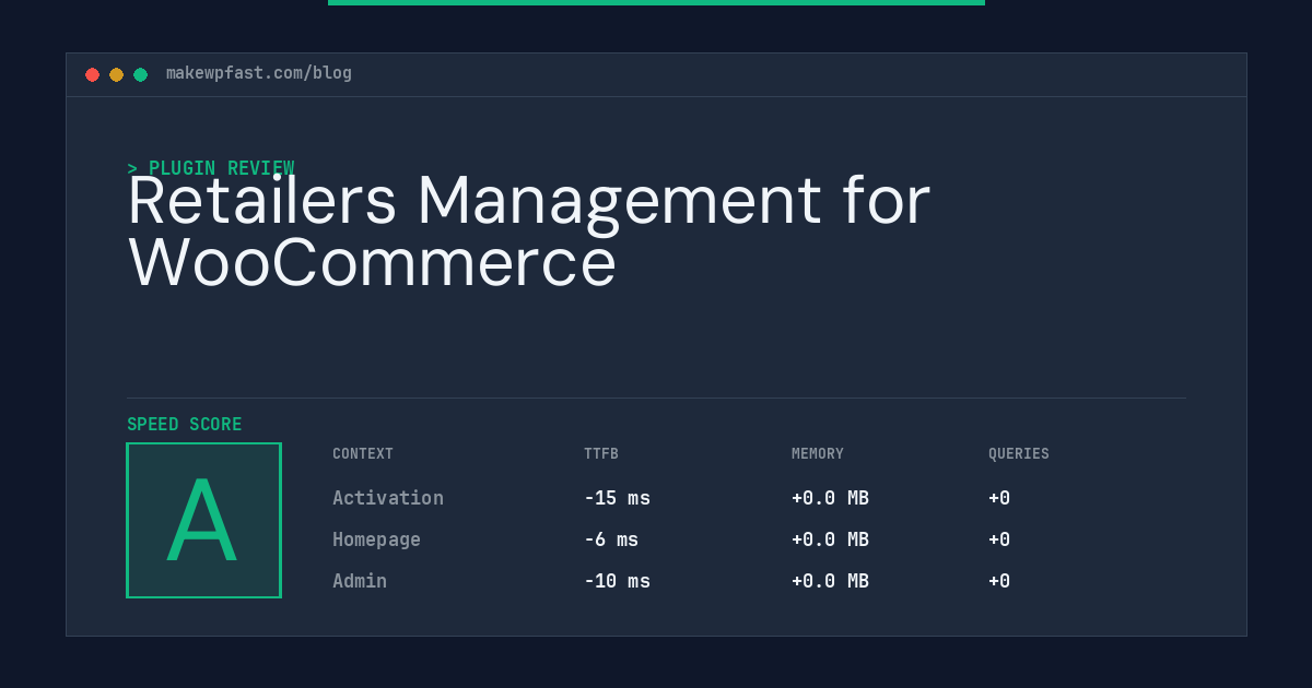 Retailers Management for WooCommerce - MakeWPFast