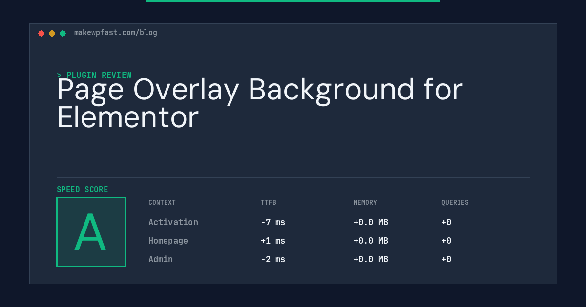 Page Overlay Background for Elementor - MakeWPFast