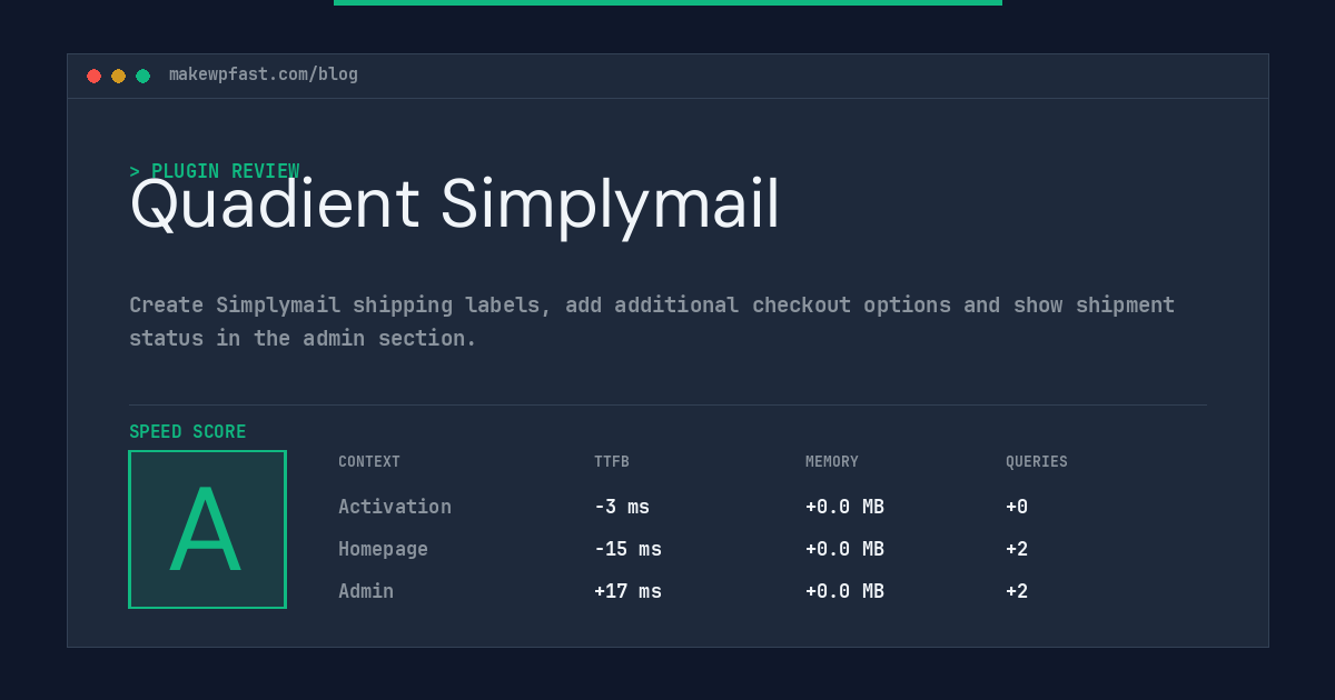 Quadient Simplymail - MakeWPFast