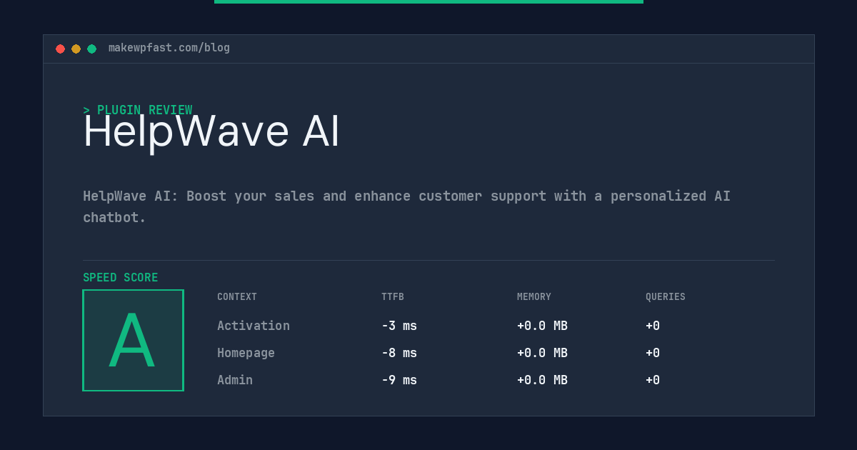 HelpWave AI - MakeWPFast