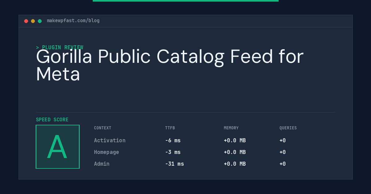 Gorilla Public Catalog Feed for Meta - MakeWPFast