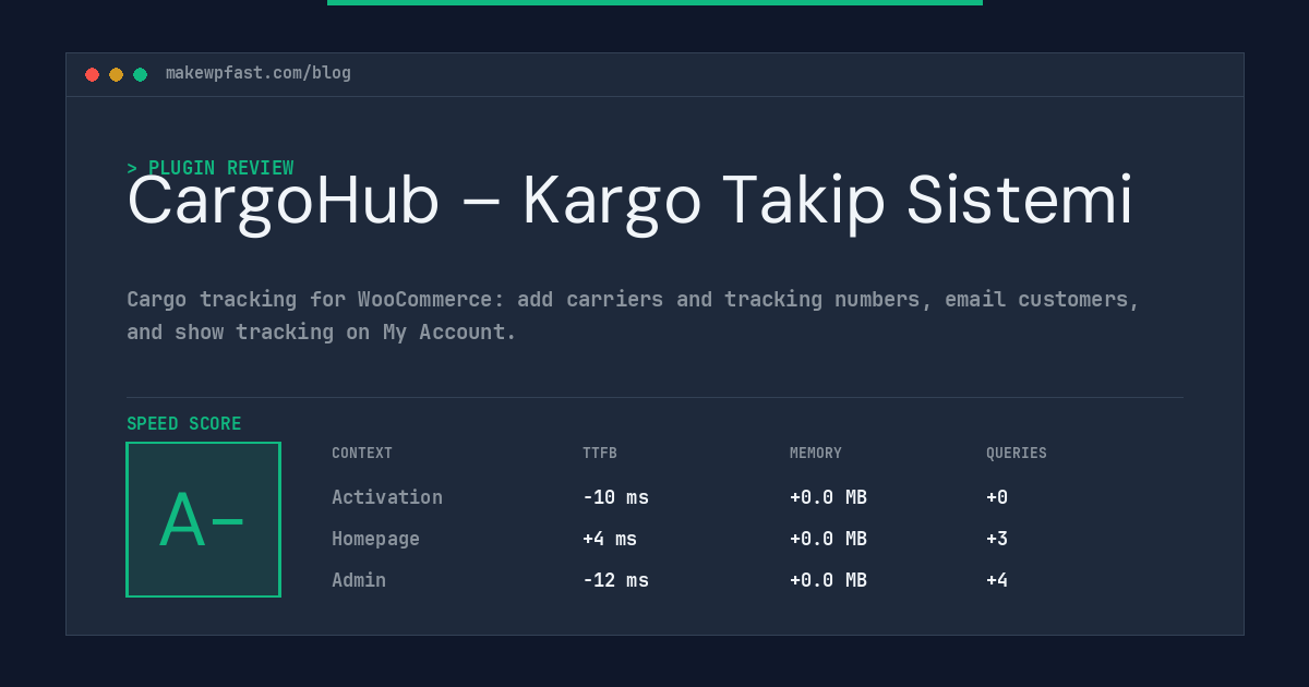 CargoHub – Kargo Takip Sistemi - MakeWPFast
