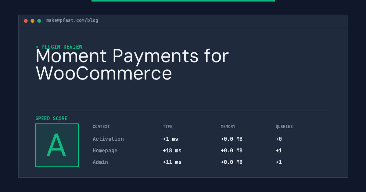 Moment Payments for WooCommerce - MakeWPFast