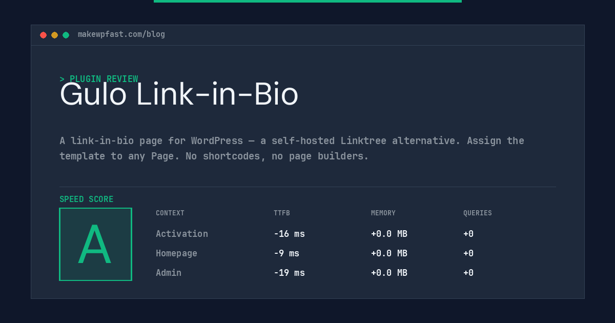Gulo Link-in-Bio - MakeWPFast