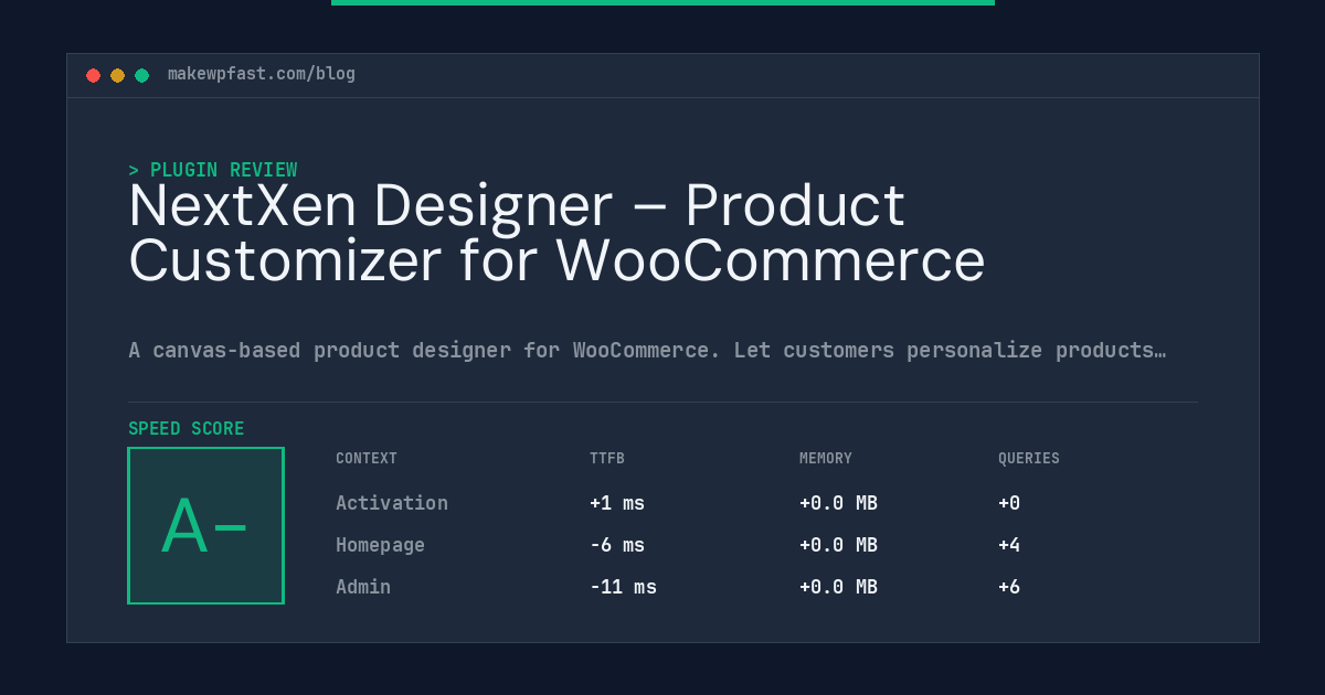 NextXen Designer – Product Customizer for WooCommerce - MakeWPFast