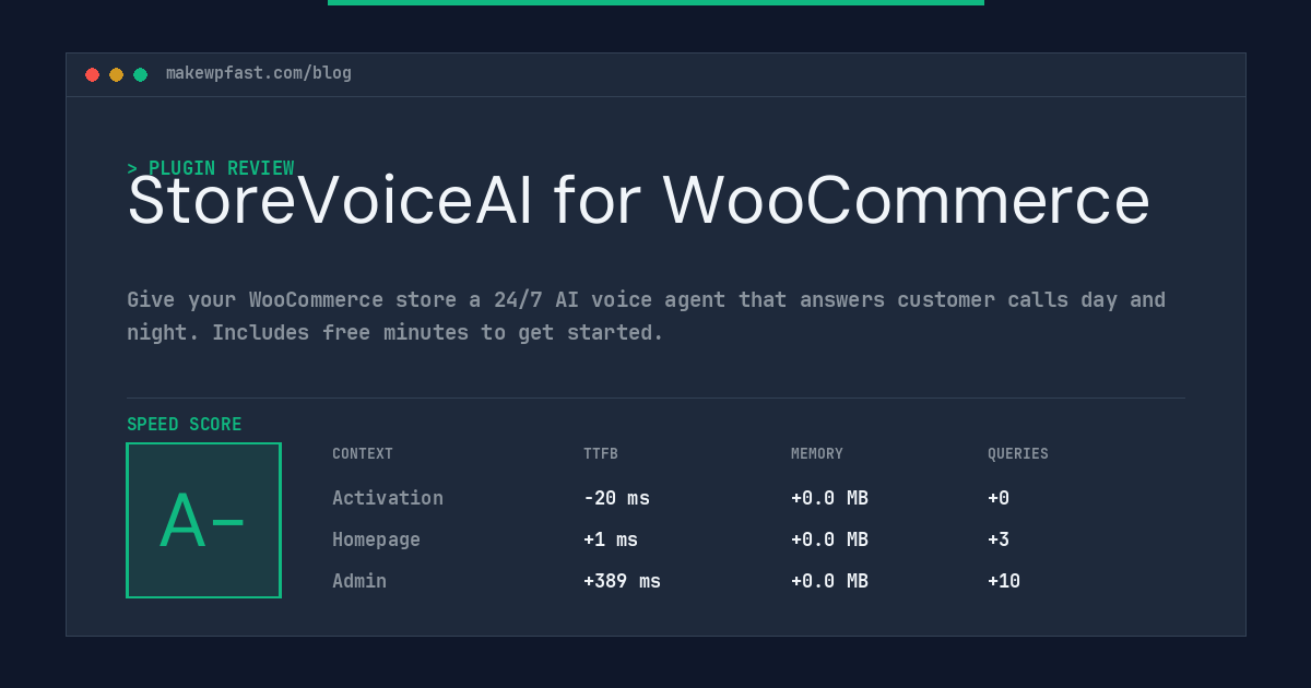 StoreVoiceAI for WooCommerce - MakeWPFast