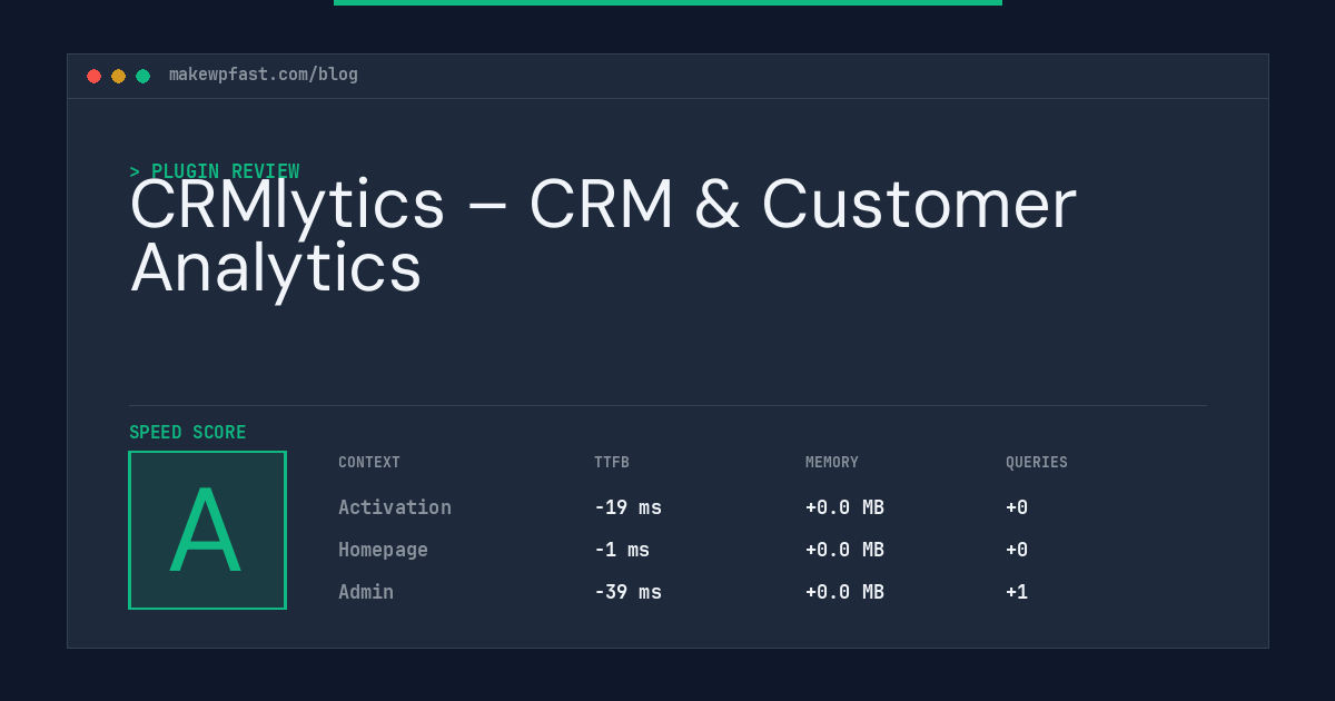 CRMlytics – CRM & Customer Analytics - MakeWPFast
