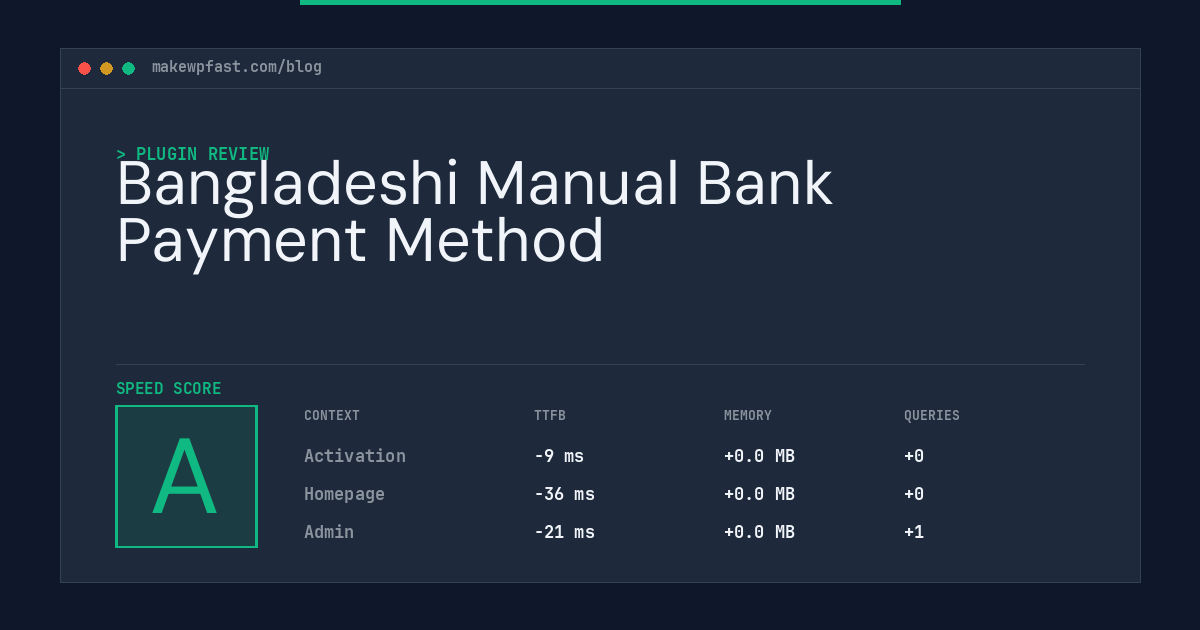 Bangladeshi Manual Bank Payment Method - MakeWPFast