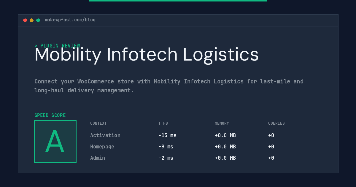 Mobility Infotech Logistics - MakeWPFast