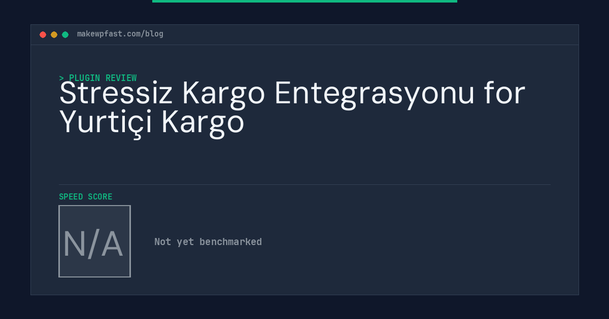 Stressiz Kargo Entegrasyonu for Yurtiçi Kargo - MakeWPFast