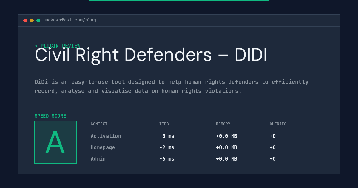 Civil Right Defenders – DIDI - MakeWPFast