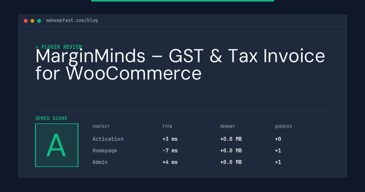 MarginMinds – GST & Tax Invoice for WooCommerce - MakeWPFast