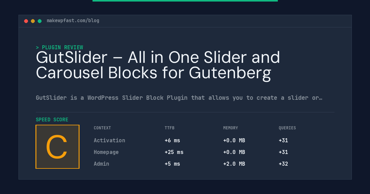 GutSlider – All in One Slider and Carousel Blocks for Gutenberg - MakeWPFast