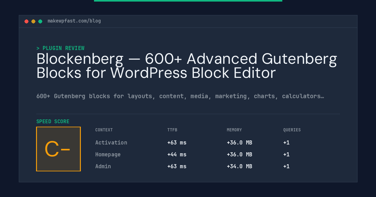 Blockenberg — 600+ Advanced Gutenberg Blocks for WordPress Block Editor - MakeWPFast