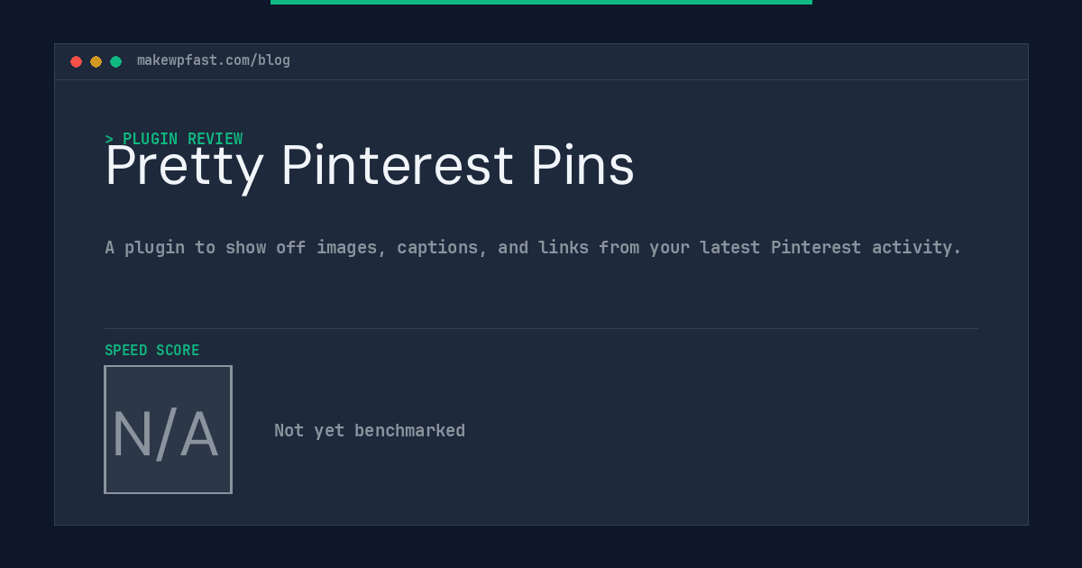 Pretty Pinterest Pins - MakeWPFast