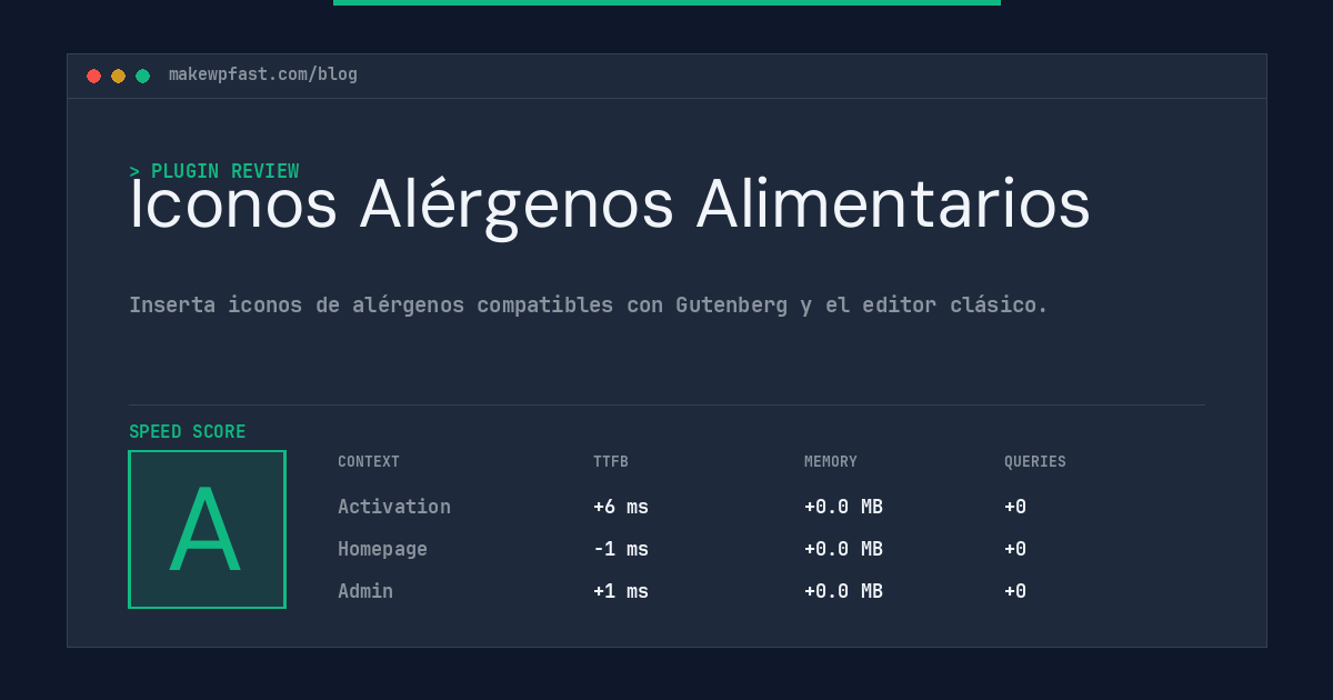 Iconos Alérgenos Alimentarios - MakeWPFast