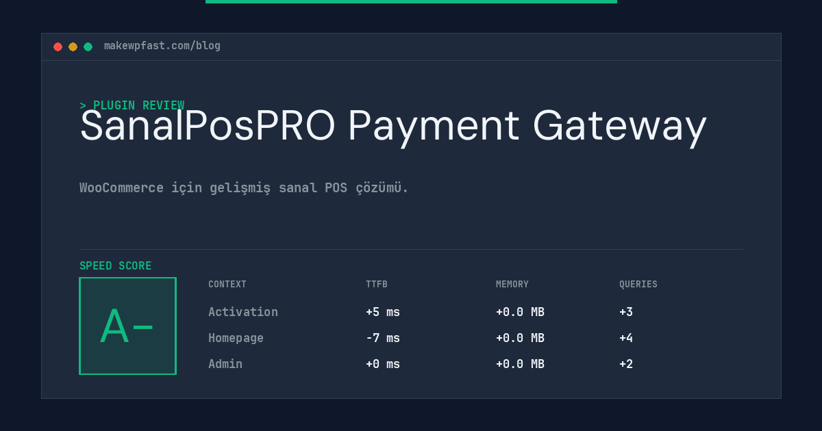 SanalPosPRO Payment Gateway - MakeWPFast