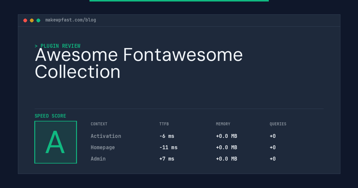 Awesome Fontawesome Collection - MakeWPFast