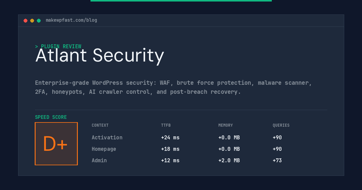 Atlant Security - MakeWPFast