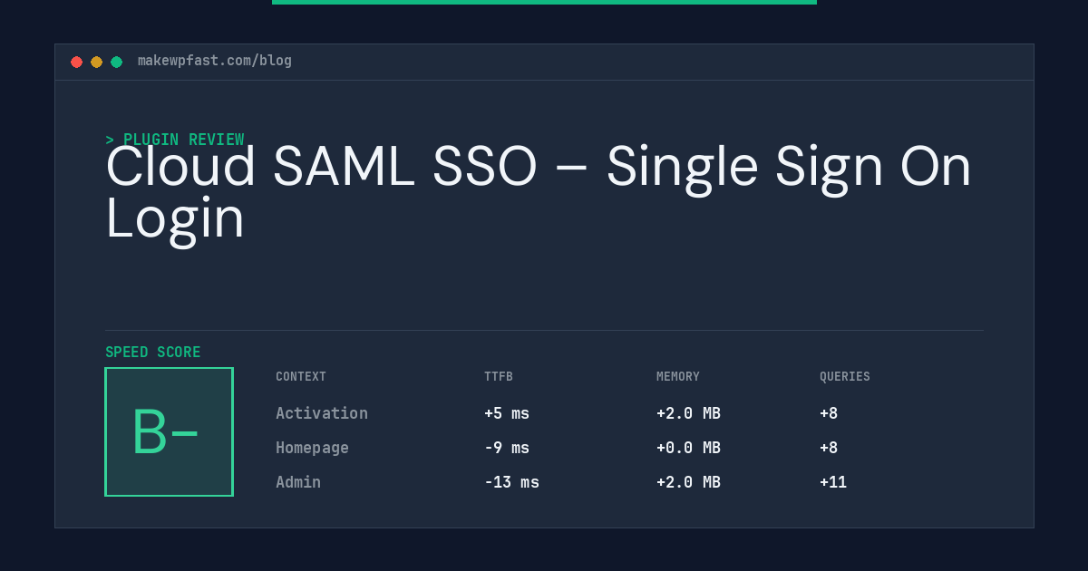 Cloud SAML SSO – Single Sign On Login - MakeWPFast