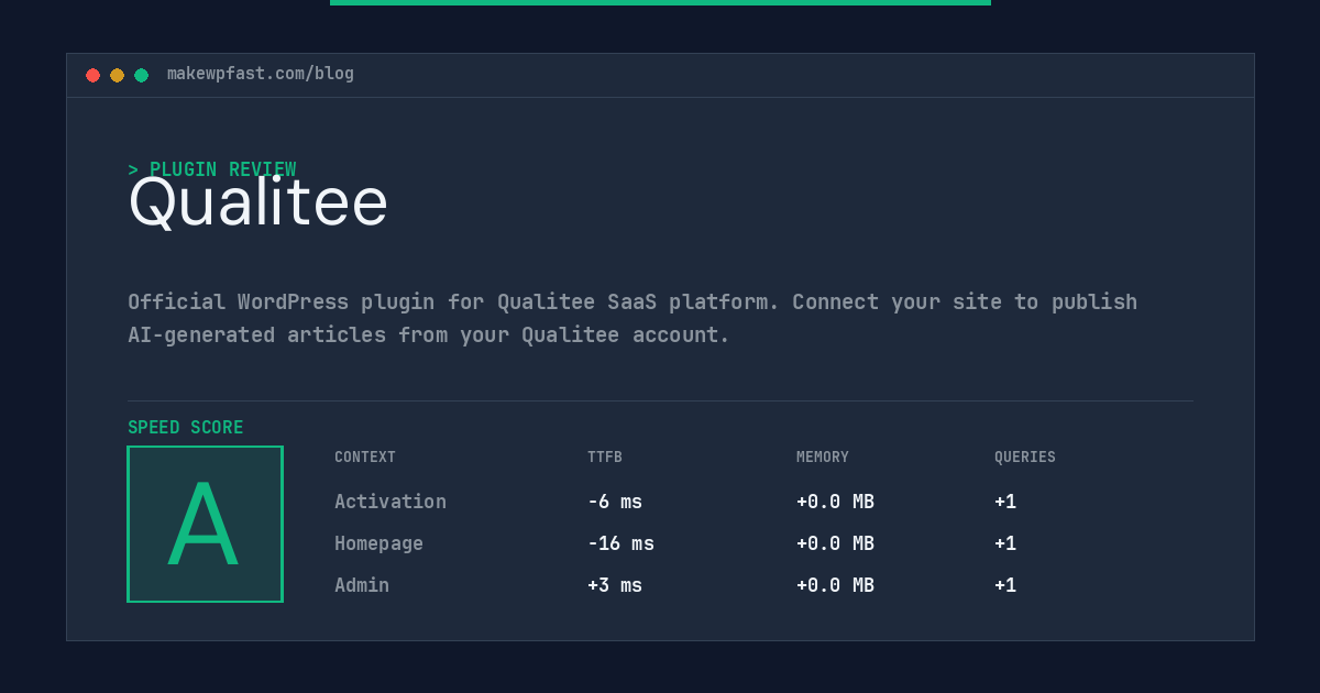 Qualitee - MakeWPFast