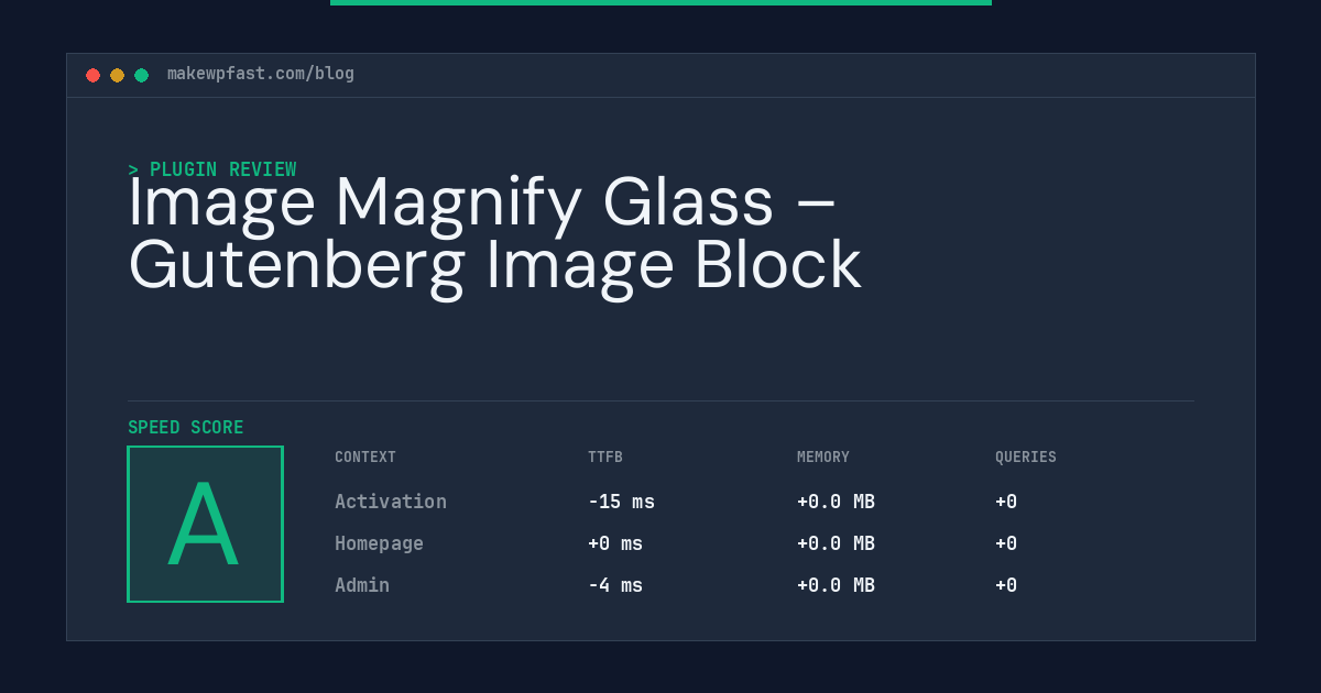 Image Magnify Glass – Gutenberg Image Block - MakeWPFast