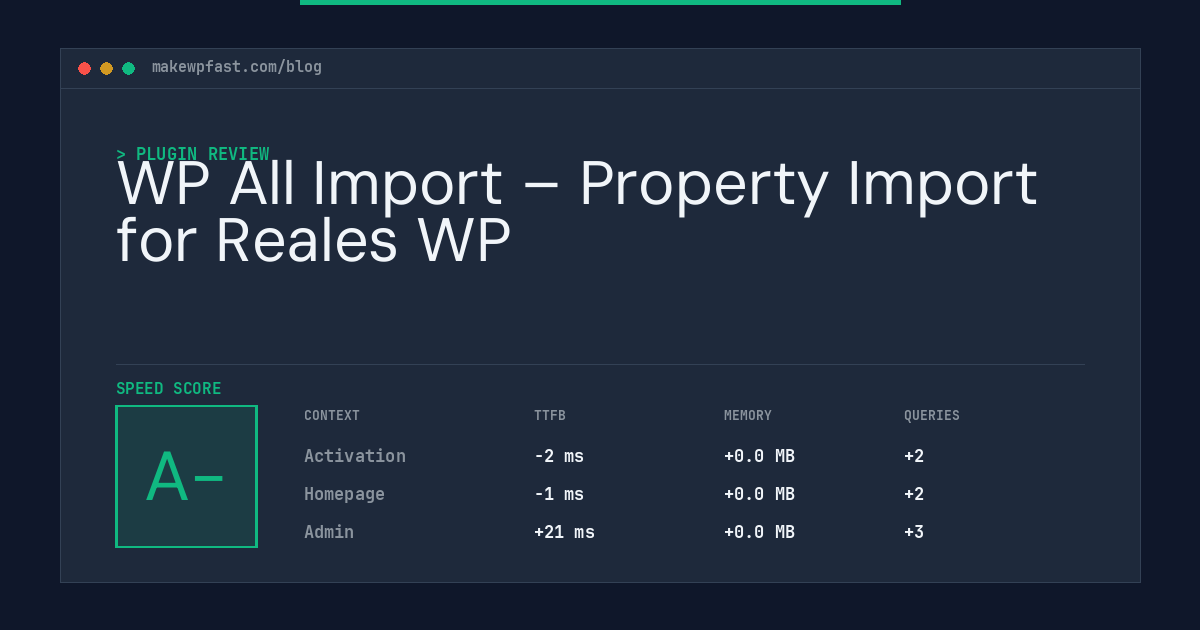 WP All Import – Property Import for Reales WP - MakeWPFast