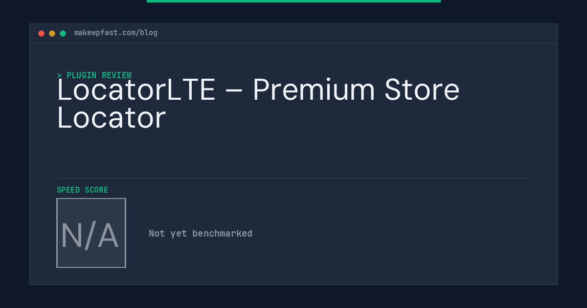 LocatorLTE – Premium Store Locator - MakeWPFast