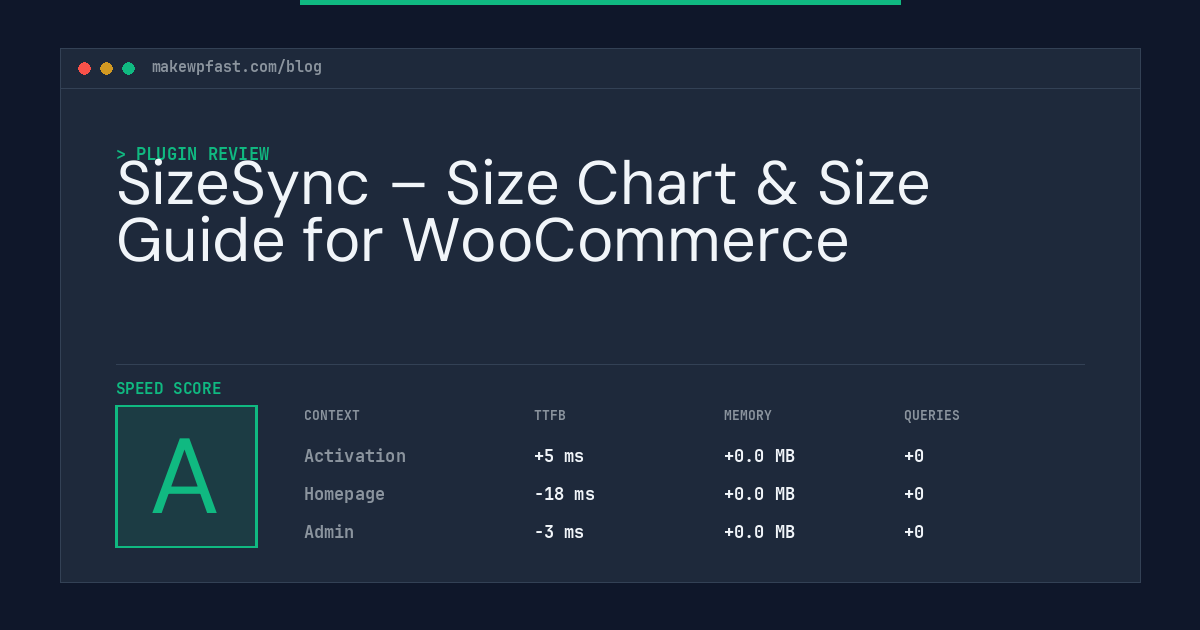 SizeSync – Size Chart & Size Guide for WooCommerce - MakeWPFast