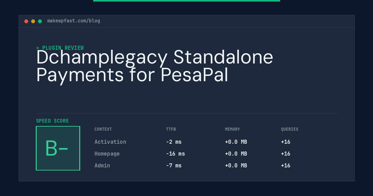 Dchamplegacy Standalone Payments for PesaPal - MakeWPFast