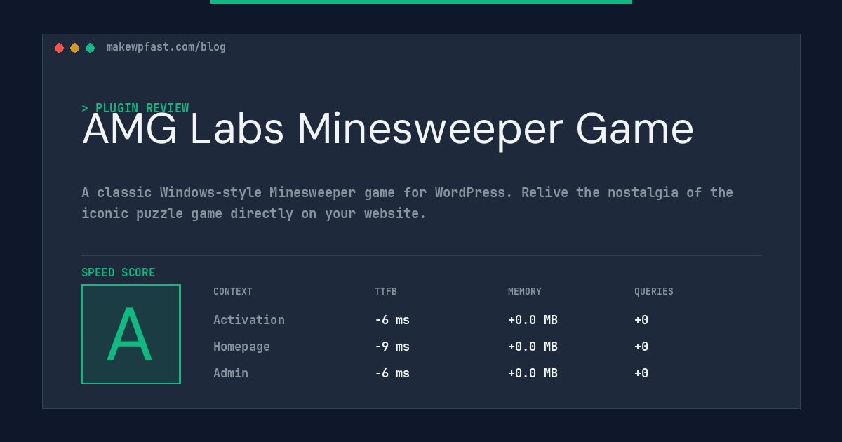 AMG Labs Minesweeper Game - MakeWPFast