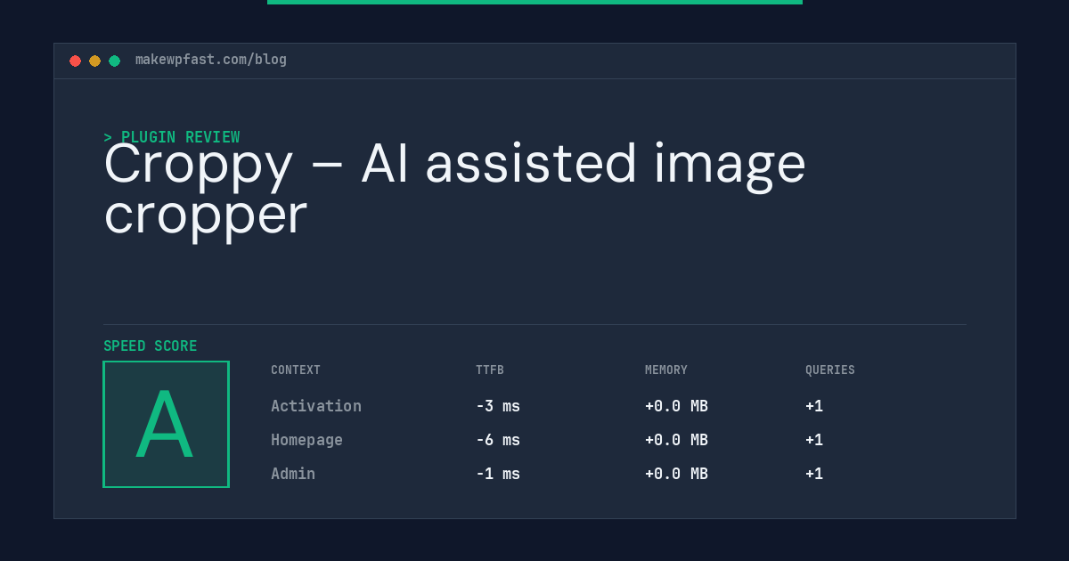 Croppy – AI assisted image cropper - MakeWPFast